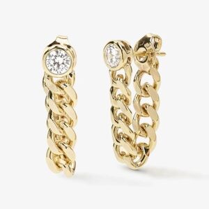 Julian Soft Chain Hoops Earrings ✨